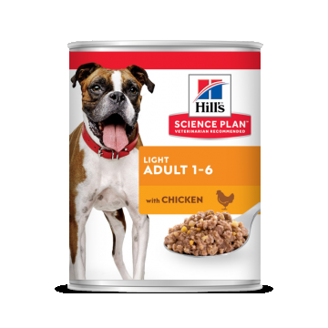 Hill's Science Plan Canine Adult Light Chicken, 370 g