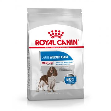 Royal Canin Medium Light Weight Care Adult hrana uscata caine, limitarea greutatii