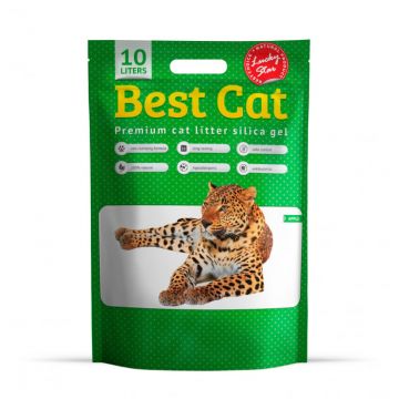 Best Cat Silicat - Asternut igienic pisici, mar verde 10l