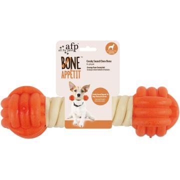 ALL FOR PAWS Bone Appetit Jucărie pentru câini Os, din TPR pentru ros