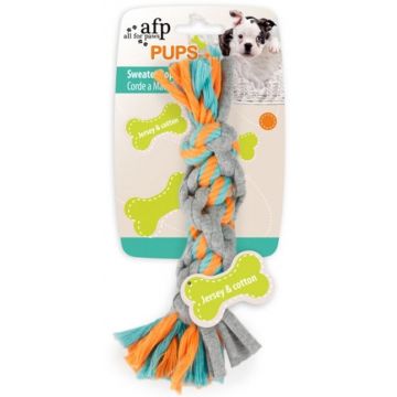 ALL FOR PAWS Pups Jucărie pentru căţeluşi Frânghie pentru ros, 19x5x3.5cm