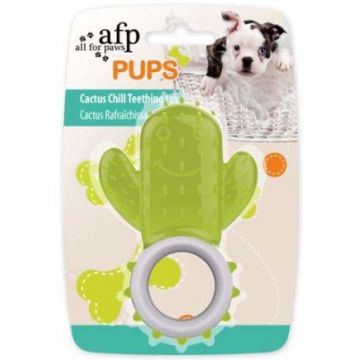 ALL FOR PAWS Pups Jucărie pentru căţeluşi Suzetă Cactus, 7,5x11,5x4cm