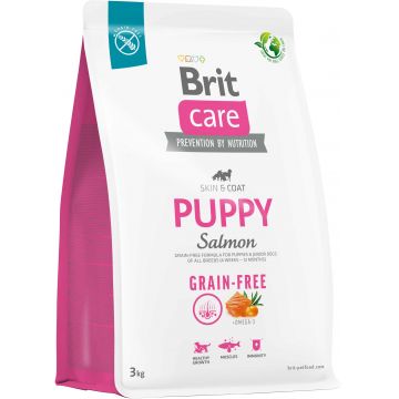 BRIT CARE Grain-free PUPPY, cu Somon şi Cartofi