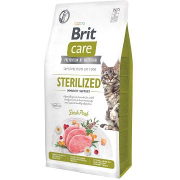 BRIT CARE Hrană uscată pentru pisici sterilizate, Sterilized Immunity Support