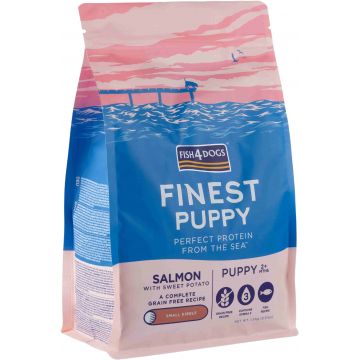 FISH4DOGS Finest PUPPY Somon şi Cartofi dulci, Small Kibble