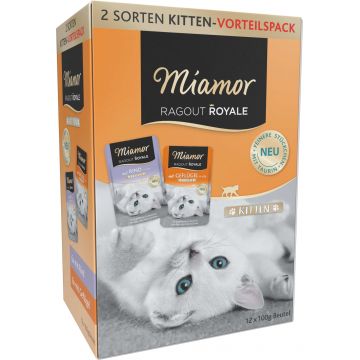 MIAMOR Ragout Pachet plicuri KITTEN, în gelatină 12x100g