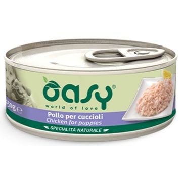 OASY Specialita' Naturali Conservă pentru PUPPY, cu Pui 150g