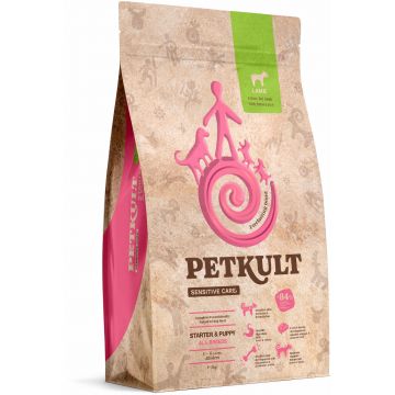 PETKULT Sensitive STARTER & PUPPY, Miel şi orez