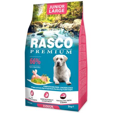 RASCO Premium JUNIOR Large, cu Pui şi Orez