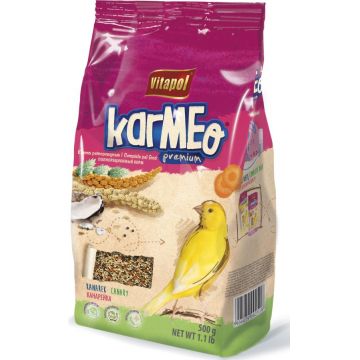 VITAPOL karMeo Premium Hrană completă pentru canari 500g