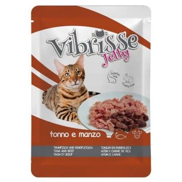 Hrana umeda pentru pisici Vibrisse, Ton si Vita in Aspic