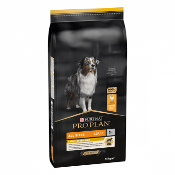 Hrana uscata pentru caini Purina Pro Plan Adult Light Sterilised, Pui, 14kg