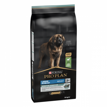 Hrana uscata pentru caini Purina Pro Plan Large Robust Adult, Miel, Digestie sensibila, 14kg