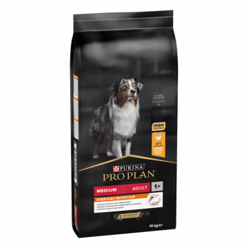 Hrana uscata pentru caini Purina Pro Plan Medium Adult, Pui, 14kg