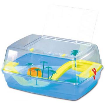 FOP Acvariu din plastic pentru broaşte ţestoase CORFU 53x38x25,5cm, 50 litri