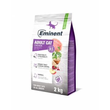 Hrana uscata pentru pisici Eminent Adult, Pui, 2kg