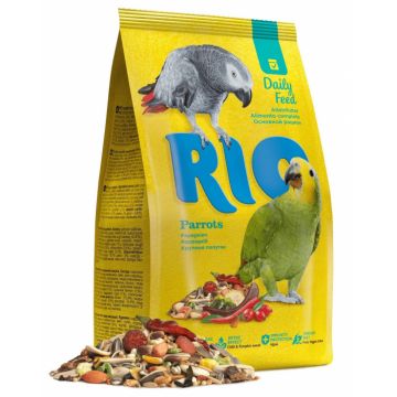 Hrana zilnica pentru papagali Rio, 500g