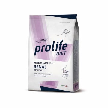 Dieta veterinara uscata prolife renal sensibil pentru caini de talie medie mare 8 kg