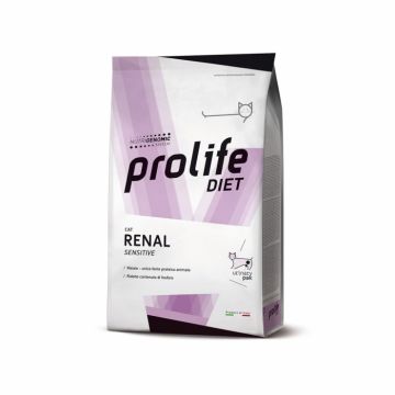 Dieta veterinara uscata prolife renal sensibil pentru pisici 5 kg