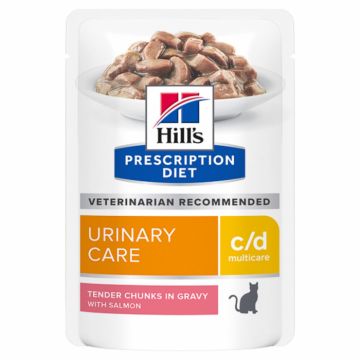 Hill s PD Feline c d Salmon, urinary care, hrana umeda pentru pisici, 85 g