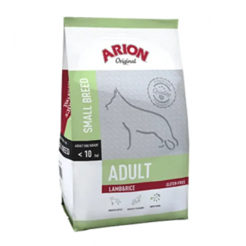 Hrana uscata pentru caini Arion Original Adult Small, Miel si orez, 7.5kg