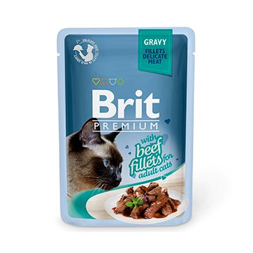 Brit Cat Delicate Beef in Gravy 85 g