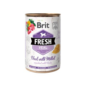 Brit Fresh Veal with Millet 400 g