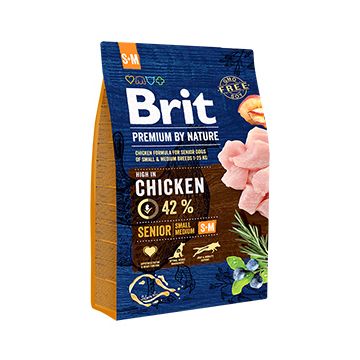 Brit Premium by Nature Senior S plus M 3 kg