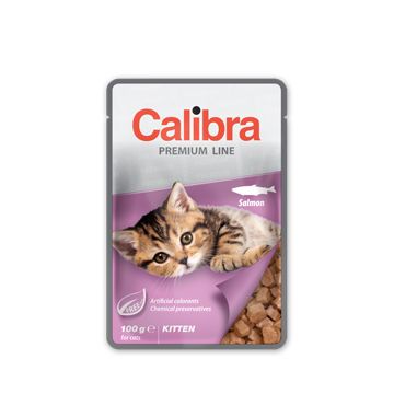 Calibra Cat Pouch Premium Kitten Salmon 100 g