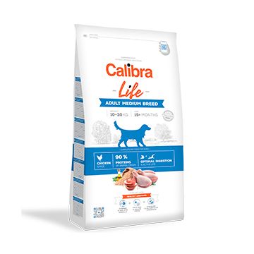 Calibra Dog Life Adult Medium Breed Chicken 2.5 kg