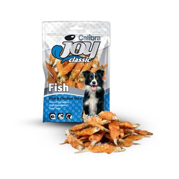 Calibra Joy Dog Classic Fish and Chicken Slice 80 g