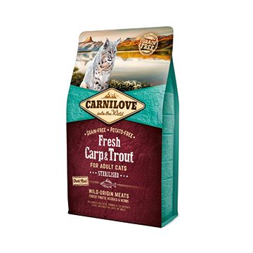 Carnilove Fresh Carp and Trout Sterilised for Adult Cats 2 kg