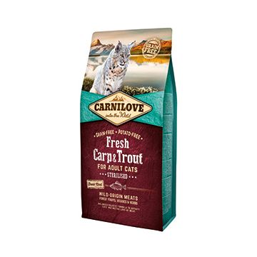 Carnilove Fresh Carp and Trout Sterilised for Adult Cats 6 kg