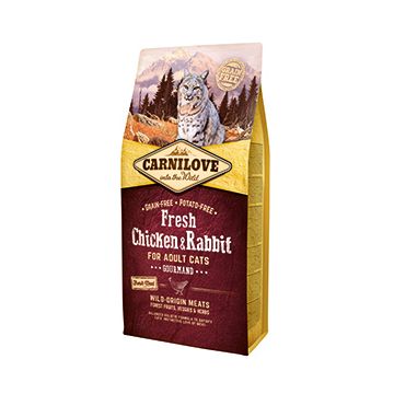 Carnilove Fresh Chicken and Rabbit for Adult Cats 6 kg