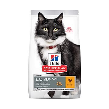 Hills SP Feline Mature Sterilised Chicken 3 kg