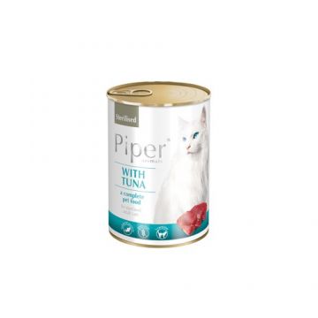 Hrana umeda PIPER CAT STERILISED, carne de ton, 400 g