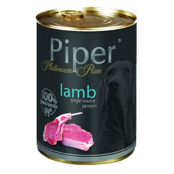 Hrana umeda Piper Platinum Pure, Miel, 400 g