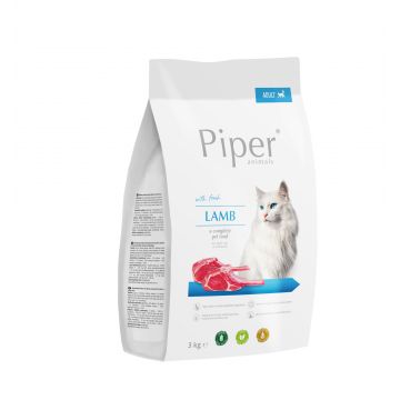 Hrana uscata pentru pisici Piper Adult, miel, 3kg