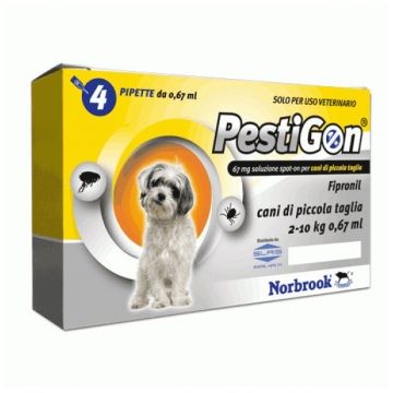 Pestigon Dog S 2 10 kg 4 Pipete