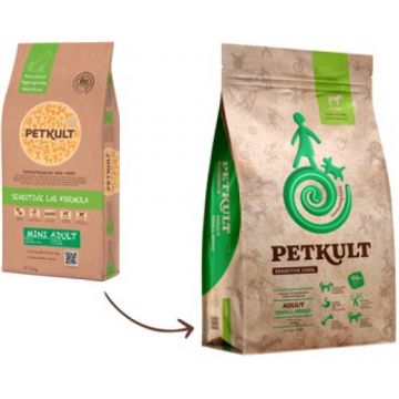 Petkult Sensitive Mini Adult Cu Miel si Orez, 1 kg