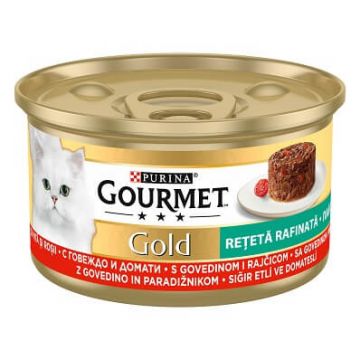 Purina Gourmet Gold Vita si Rosii in Sos 85 Gr