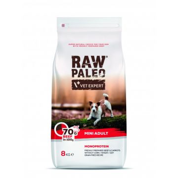 Raw Paleo Adult, Rase Mici 8 Kg Cu Vita