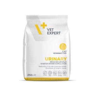 4T Dieta Veterinara Urinary Cat, VetExpert, 250g