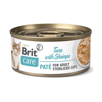 Brit Care Cat Sterilized Tuna Pate With Shrimps 70 g