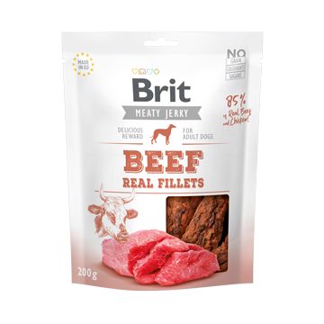 Brit Dog Jerky Beef Fillets 200 g