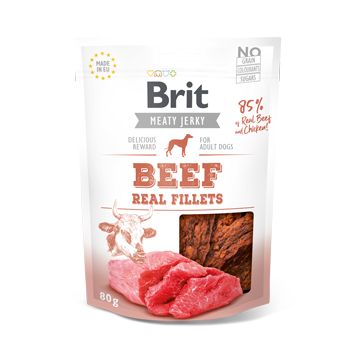 Brit Dog Jerky Beef Fillets 80 g