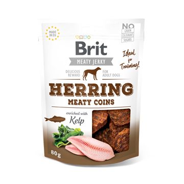 Brit Dog Jerky Herring Meaty Coins 80 g