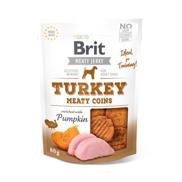 Brit Dog Jerky Turkey Meaty Coins 200 g