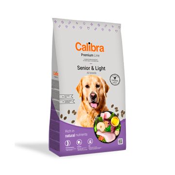 Calibra Dog Premium Line Senior and Light 12 kg NEW