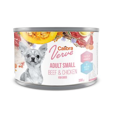 Calibra Dog Verve GF Adult Small Chicken and Beef 200 g conserva